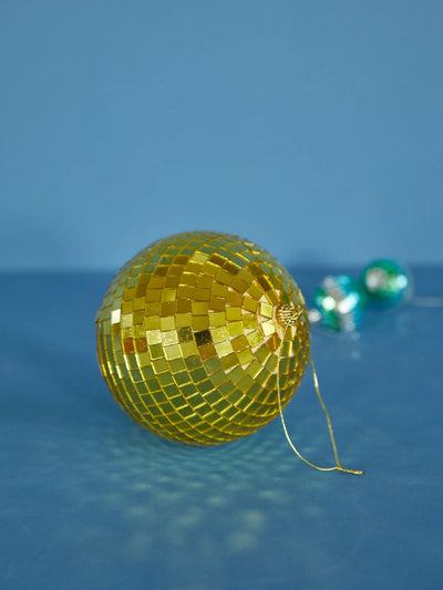 Mittelgroße Diskokugel - Gold