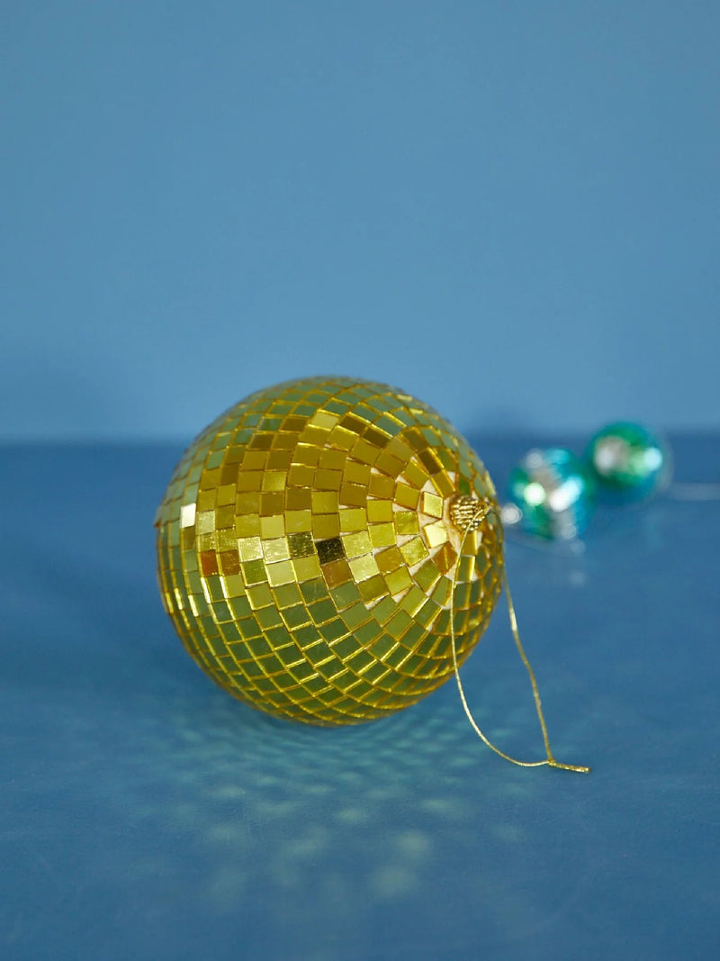 Mittelgroße Diskokugel - Gold