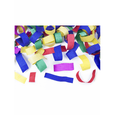 Konfettikanone XS - 20cm - Papier - Streifen - Bunt