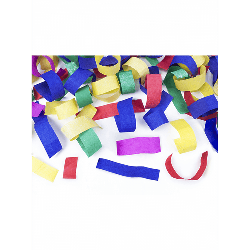 Konfettikanone XS - 20cm - Papier - Streifen - Bunt