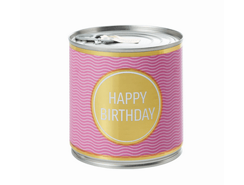 Cancake Happy Birthday Pink Schwarzwälder Kirschkuchen