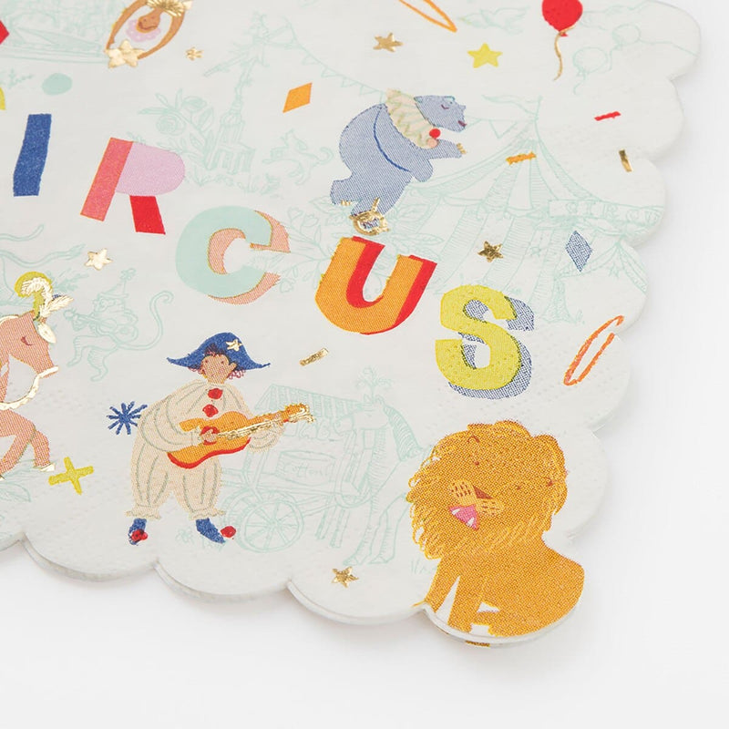 Circus Large Napkins (x 16)