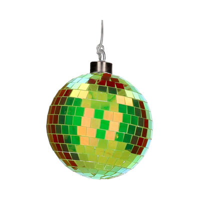 Disco, LED-Kugel, 10cm, neon grün
