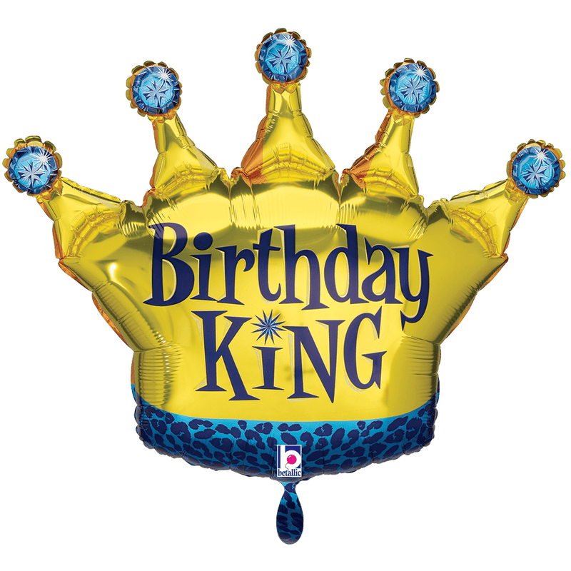 Folienballon Birthday King XXL