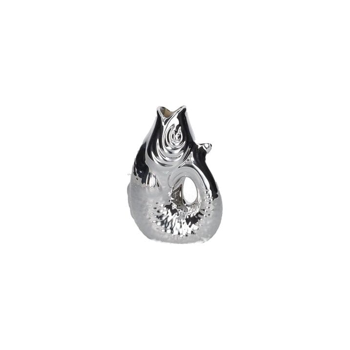 MONSIEUR CARAFON, FISCH, VASE, XS, SILBER, 0,2 LITER