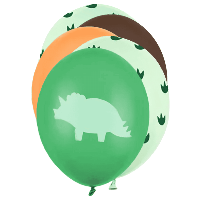 6 Motivballons - Dinosaurier