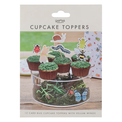 Insekten-Party Cupcake-Topper
