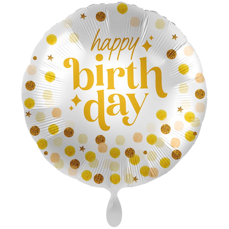 Folienballon Shine Like Gold Birthday XXL