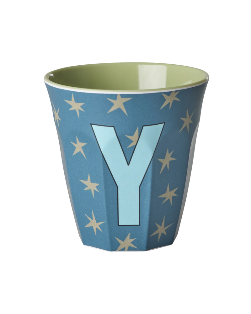 Medium Cup - Petrol - Y - Stars