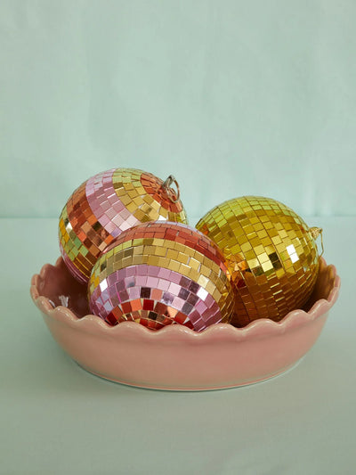 Mittelgroße Diskokugel - Gold