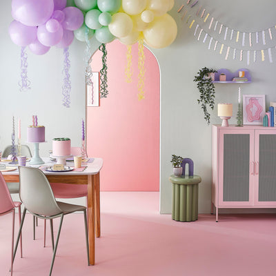 Pastellfarbenes Happy Birthday Ballon-Set | Boutique Ballooons