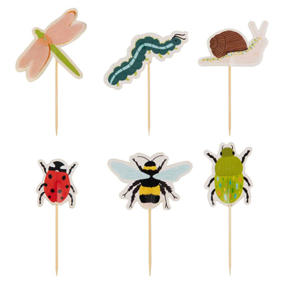 Insekten-Party Cupcake-Topper