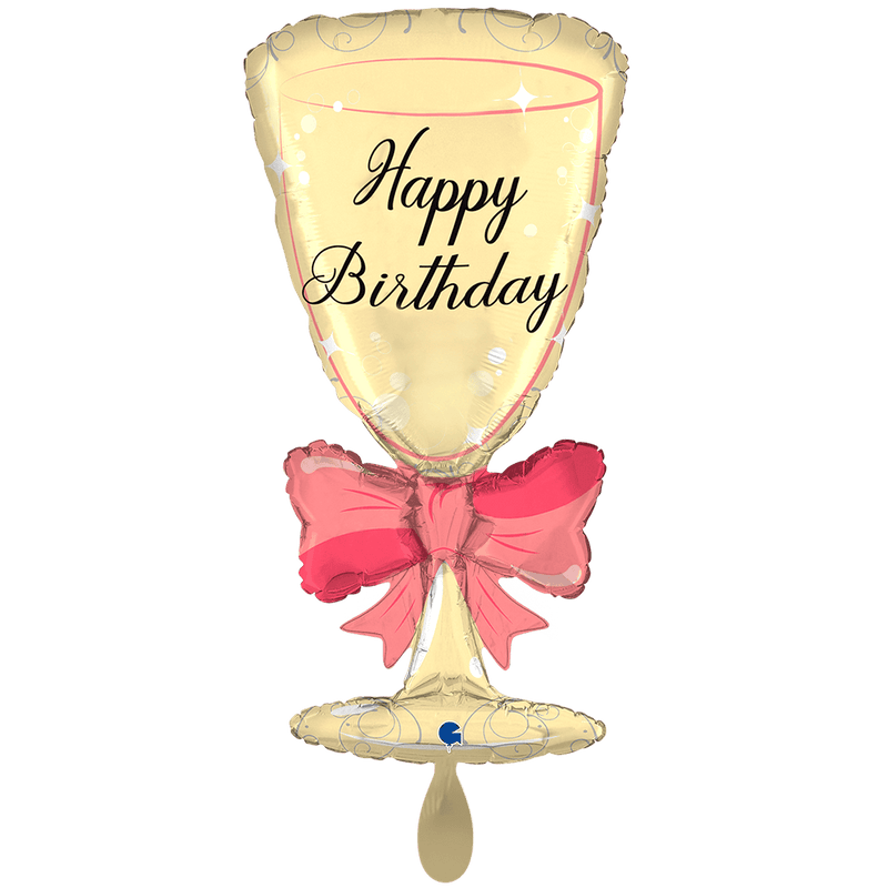 Folienballon HB Glass W Ribbon