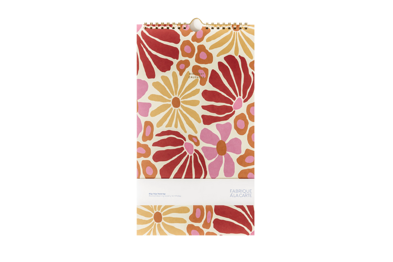 Fabrique a la Carte Birthday Calender – Flowers