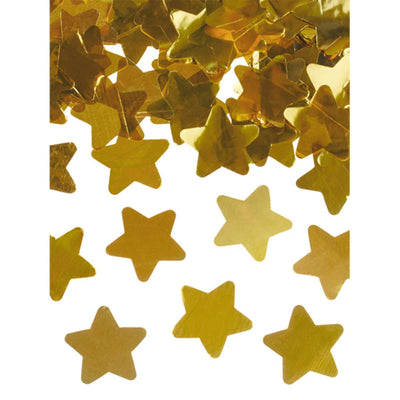 Konfettikanone - 28cm - Metallic - Stars - Gold