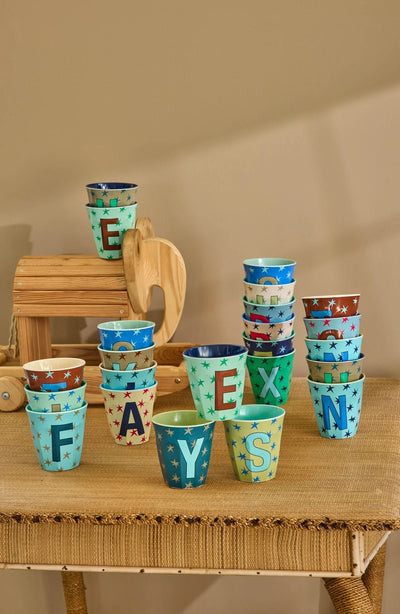 Medium Cup - Cream - A - Stars