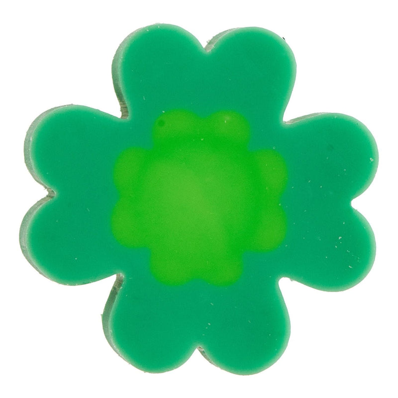 MINI-RADIERGUMMI KLEEBLATT NEONGRÜN 2,5X2,5X0,7CM