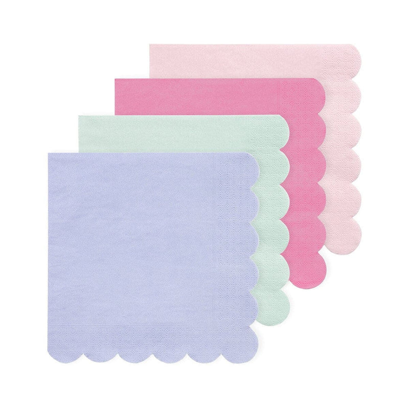 Large Multicolor Paper Napkins (x 20)