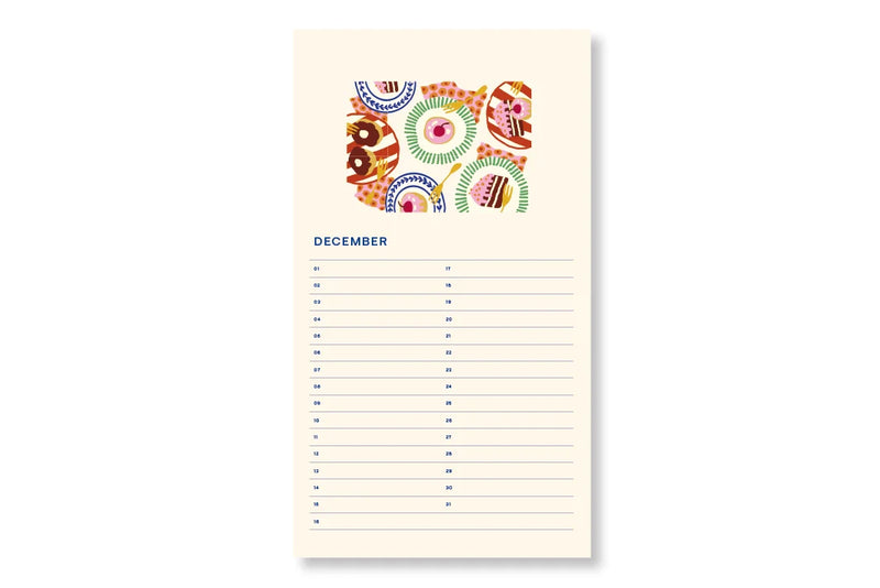 Fabrique a la Carte Birthday Calender – Flowers