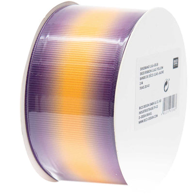 DEKOBAND LILA-GELB, 3 METER