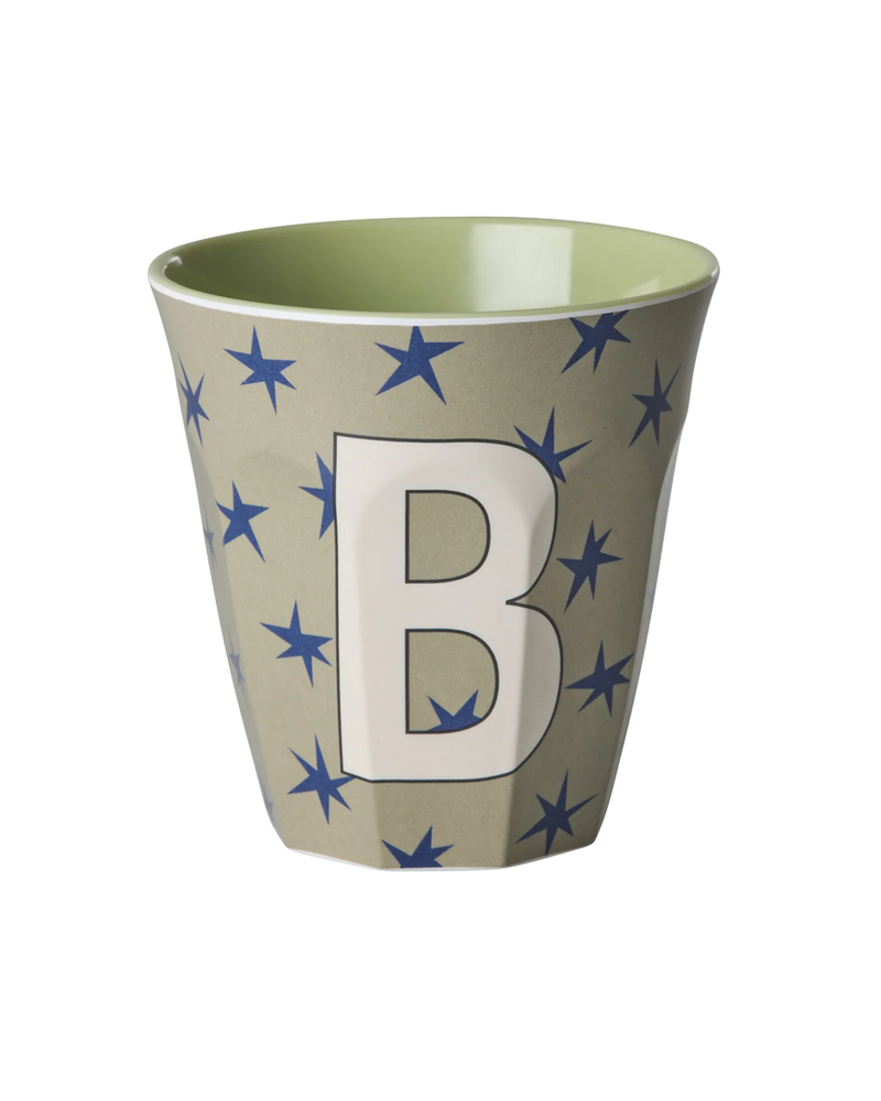 Medium Cup - Dark Sand - B - Stars