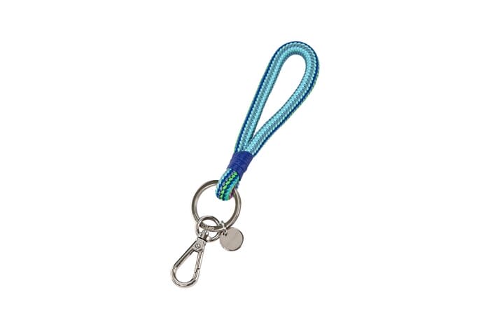 METROPOLITAN SCHLÜSSELANHÄNGER, RAINBOW BLUE/SILBER