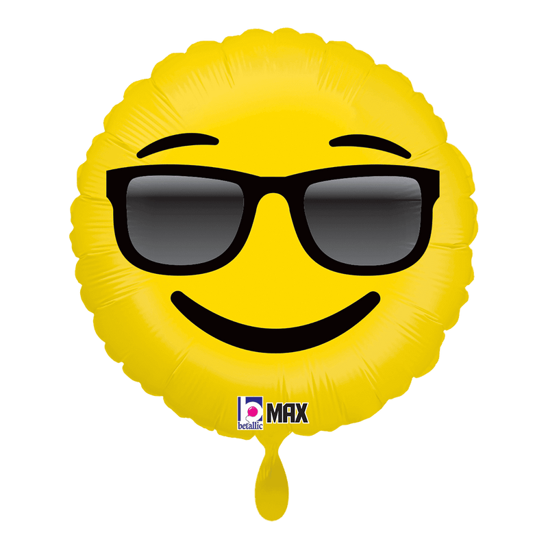 Folienballon Emoji Sunglasses