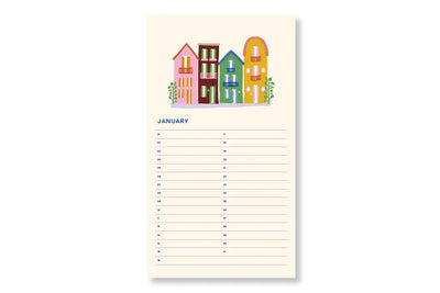 Fabrique a la Carte Birthday Calender – Flowers
