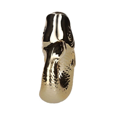 MONSIEUR CARAFON, FISCH, VASE, L, GOLD, 2,7 LITER