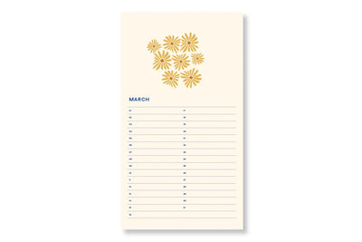 Fabrique a la Carte Birthday Calender – Flowers