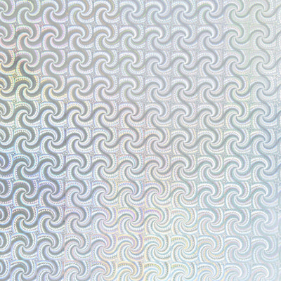 PAPER POETRY GESCHENKPAPIER HOLOGRAPHISCH MIT STERNEN 200X70CM 80G/M² SILBER