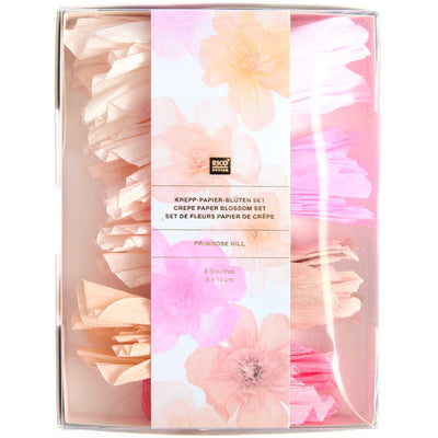 Krepppapier Blüten Set, Primrose Hill, M, FSC MIX