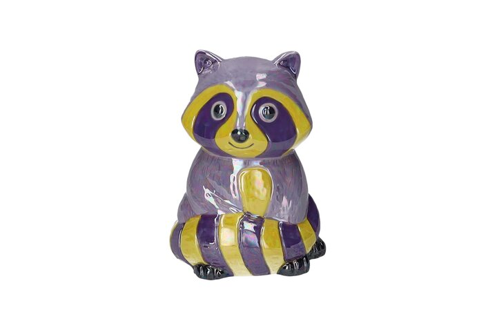 Mignon, Vase, Waschbär, lila