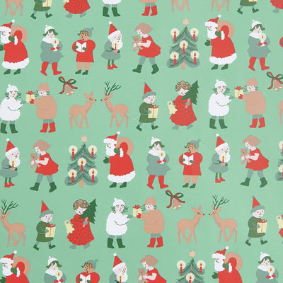 PAPER POETRY GESCHENKPAPIER WEIHNACHTSFIGUREN 200X70CM 80G/M²