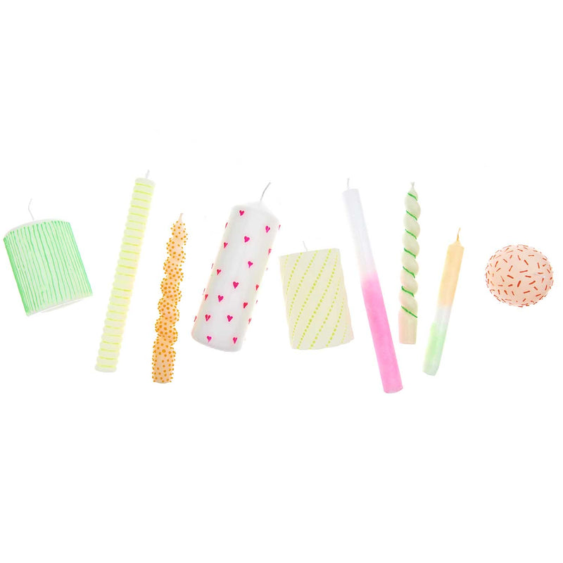 Candle liner Set Neon, 6-tlg