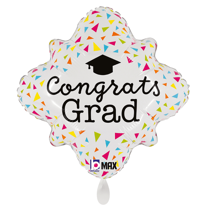 Folienballon Neon Congrats Grad