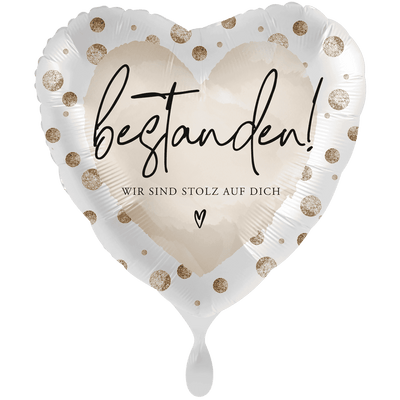 Folienballon "Bestanden! Wir sind stolz auf Dich" | Boutique Ballooons