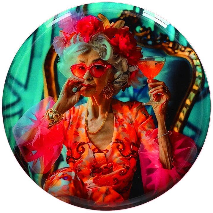 LOVE TRAYS, DEKOTABLETT, S, MOTIV: LADY, MEHRFARBIG
