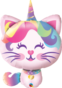Folienballon Caticorn Rainbow XXL | Boutique Ballooons