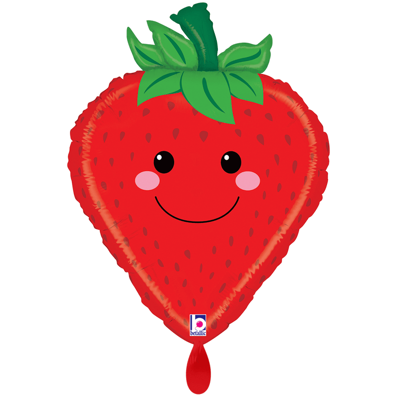 Folienballon Erdbeere XXL