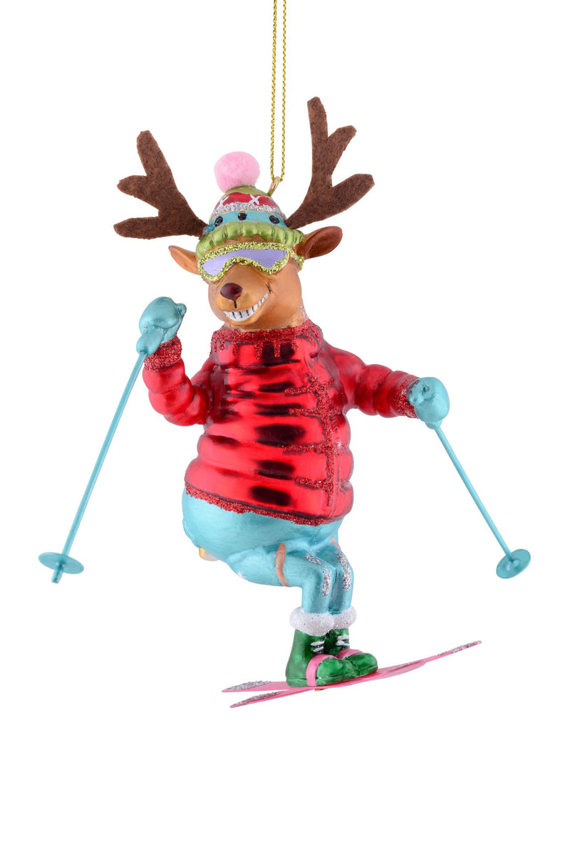 Hänger, Skifahrer Rentier