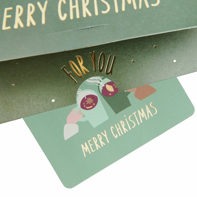 POP-UP KARTE WEIHNACHTSMARKT FÜR GELDGESCHENKE A5