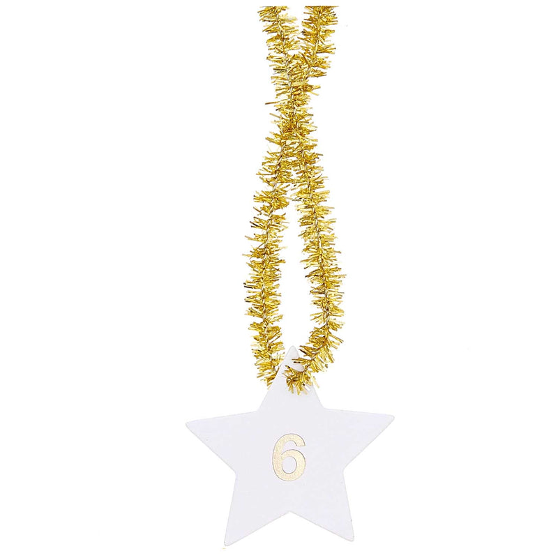 Anhänger für Adventskalender, weiß FSC MIX | Boutique Ballooons