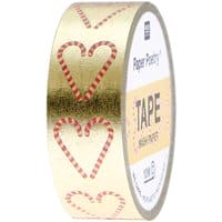 Paper Poetry Tape Candy Cane 1,5cm 10m