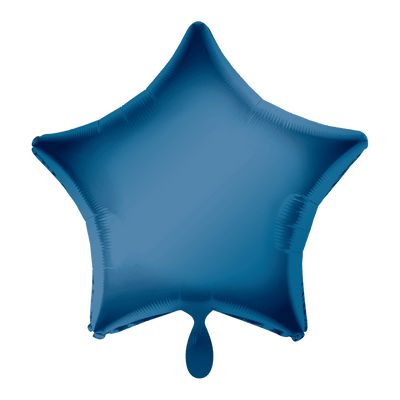 Sternballon - Silk Lustre - Blau | Boutique Ballooons