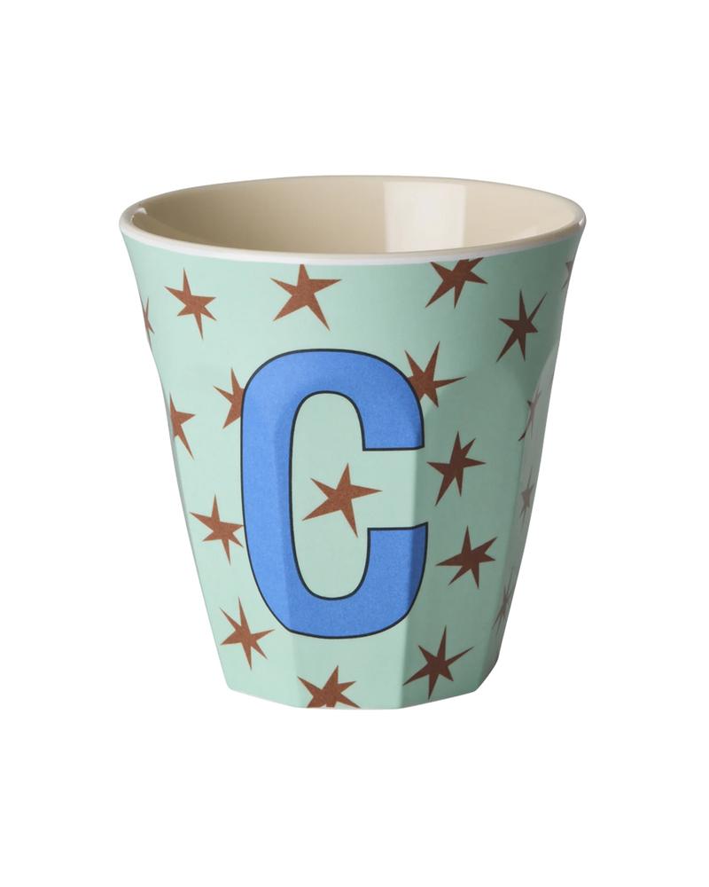 Medium Cup - Mint - C - Stars