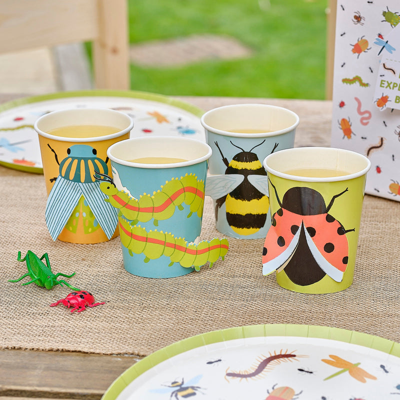 Insekten-Party Pop-Out 3D Papierbecher
