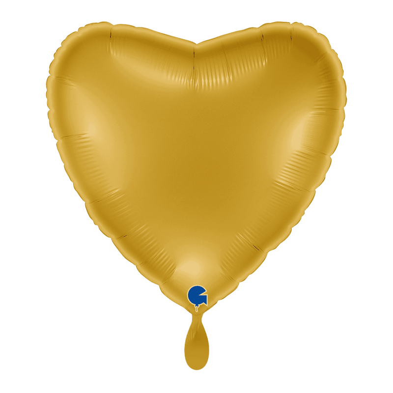 Herzballon XL Gold