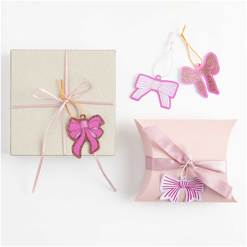 Geschenkanhänger Schleifen, Rosa FSC MIX