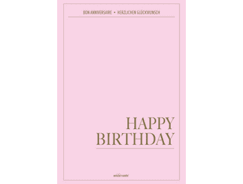 Happy Birthday XL Postkarte Deluxe Edition postcard | Boutique Ballooons